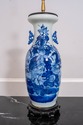 LF69108: Large Vintage Chinese Blue & White Porcel