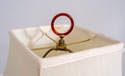 F68820: Pair of Chinese Square Porcelain Box lamps