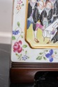F68820: Pair of Chinese Square Porcelain Box lamps