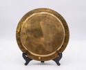 LF68813: Abalone Shell Inlay Round Brass Tray Plat