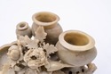 LF68815: 19th Century Chinese Carved Soapstone Urn