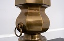 F68816: Vintage Large Heavy Metal Brass Table Lamp