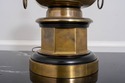 F68816: Vintage Large Heavy Metal Brass Table Lamp