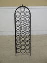 F47565EC: Black Wrought Iron Dome Top Wine Rack