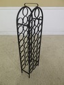 F47565EC: Black Wrought Iron Dome Top Wine Rack