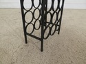 F47565EC: Black Wrought Iron Dome Top Wine Rack