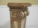 30892EC: Pair Italain Style Pedestal Wall Tables