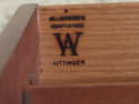 L47535EC: KITTINGER Model WA-1027 Williamsburg Mah