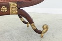 56272EC: Mahogany & Gold Gilt Neoclassical Bench