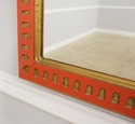 F56236EC: Chinese Design Red & Gold Mirror