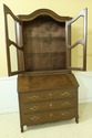 L52329EC: BAKER Walnut French Style Secretary Desk