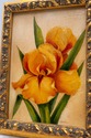 F69174: Ornate Framed Flower Still Life Oil Painti