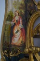 L69066: Venetian Paint Decorated Ornate Frame Mirr