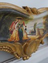 L69066: Venetian Paint Decorated Ornate Frame Mirr