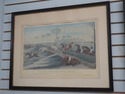 F69016: Pair Vintage Hand Painted Horse Racing Eng