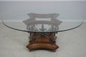 L69060: MARGE CARSON Round Glass Top Continental D