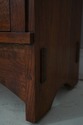69072: STICKLEY Mission Oak 2 Door Bookcase Cabine
