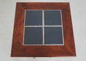 69141: ETHAN ALLEN Arts & Crafts Cherry Tile Top S