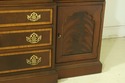 F52257EC: HICKORY 4 Door Beveled Glass Mahogany Br