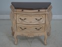 64689EC: Pair Italian Crackle Finish Commode Night