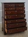F73669: LINK TAYLOR Heirloom Mahogany High Chest