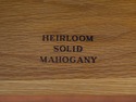F73669: LINK TAYLOR Heirloom Mahogany High Chest