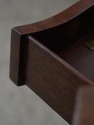 F64211: MAITLAND SMITH Leather Top Games Table