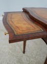 F64211: MAITLAND SMITH Leather Top Games Table