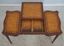 F64211: MAITLAND SMITH Leather Top Games Table