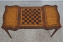 F64211: MAITLAND SMITH Leather Top Games Table