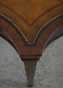 F64211: MAITLAND SMITH Leather Top Games Table