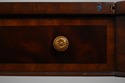 F64211: MAITLAND SMITH Leather Top Games Table