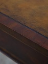 F64211: MAITLAND SMITH Leather Top Games Table
