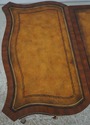 F64211: MAITLAND SMITH Leather Top Games Table