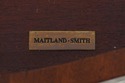 F64211: MAITLAND SMITH Leather Top Games Table