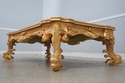 73654: Outstanding Gold Gilt Baroque Style Coffee 