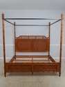 73660: LEXINGTON King Size Faux Bamboo Canopy Bed