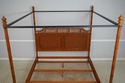 73660: LEXINGTON King Size Faux Bamboo Canopy Bed