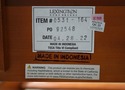 73660: LEXINGTON King Size Faux Bamboo Canopy Bed