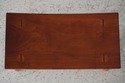 L73658: THOMAS MOSER Cherry Curved Footstool