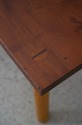L73658: THOMAS MOSER Cherry Curved Footstool