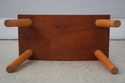 L73658: THOMAS MOSER Cherry Curved Footstool