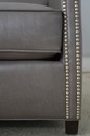 73713: Pair of STICKLEY Leather Lounge Chairs