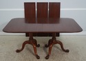 L73249: HENKEL HARRIS Cherry Double Pedestal Dinin
