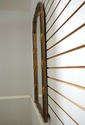 73605 LABARGE Regency Style Black & Gold Wall Mirr