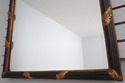 73605 LABARGE Regency Style Black & Gold Wall Mirr