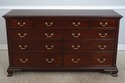 73468: HENKEL HARRIS Mahogany 9 Drawer Dresser