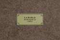 73605 LABARGE Regency Style Black & Gold Wall Mirr