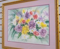 F69227: Abstract Flower Arrangement Watercolor Pai