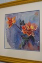 F69235: Abstract Floral Watercolor Roses Painting 